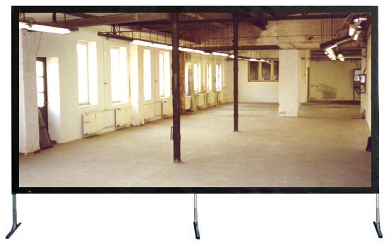 XXL-Leinwand mieten – AV Stumpfl Aufprojektion 8,00 × 4,50 m, 16:9, mit Vario-Lock