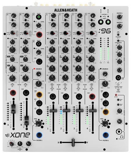 Allen & Heath Xone:96 mieten – analoger 6-Kanal DJ-Mixer mit 2 USB-Soundkarten