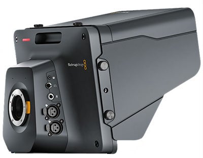 Blackmagic Studio Camera HD (MFT) mieten – Broadcast-Kamera mit 10" Sucher & CCU-Steuerung