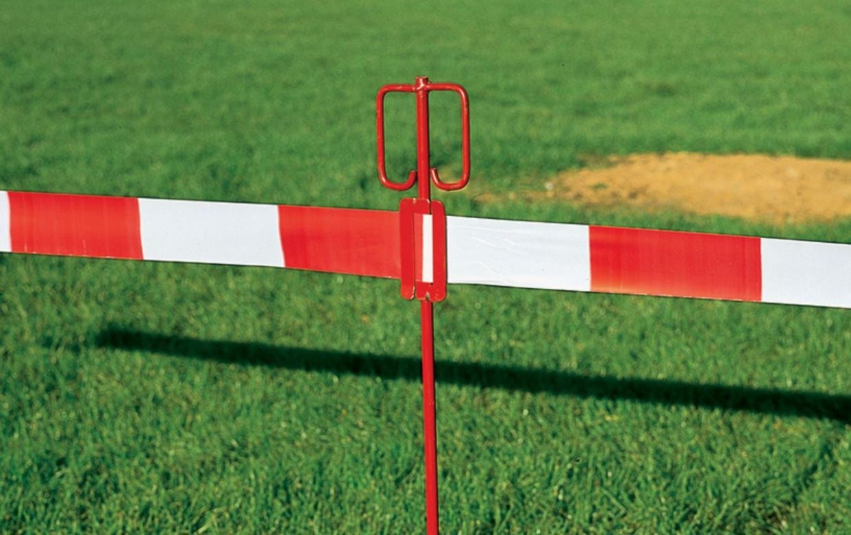 Absperrleinenhalter mieten - Erdnagel / Halterung für Absperrband – 2