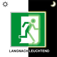 Notausgangsschild mieten - Fluchtweg-Beschilderung, lang nachleuchtend – 2
