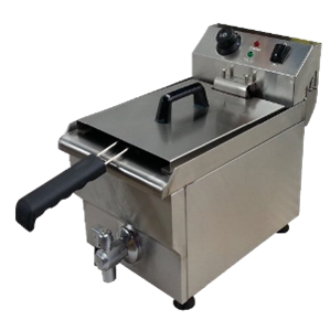 Elektro-Fritteuse mieten – 6 kW, Edelstahl, bis 200 °C