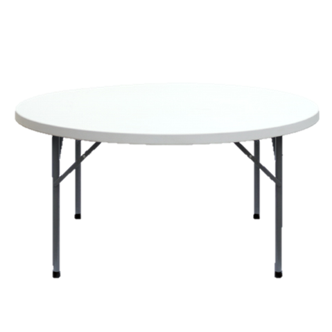 Banketttisch rund mieten – Ø 180 cm, klapp- & stapelbar für Hochzeit & Feier