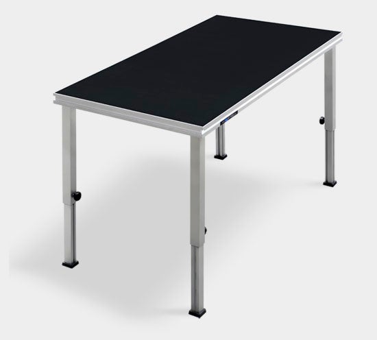 Bühnenpodestplatte mieten - Bühne für Indoor & Outdoor, 2 x 1 m