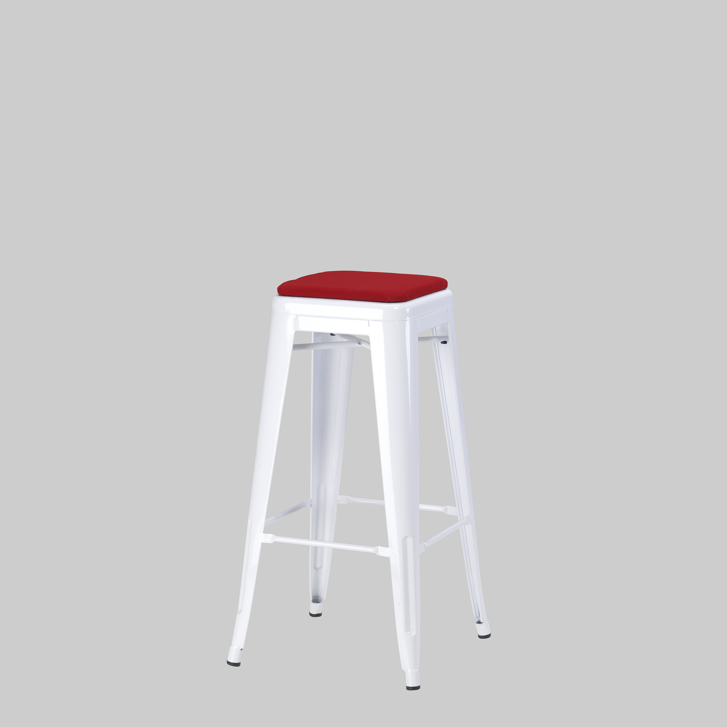 Barhocker FRAGA Rot / Weiss mieten bei ADEXPO