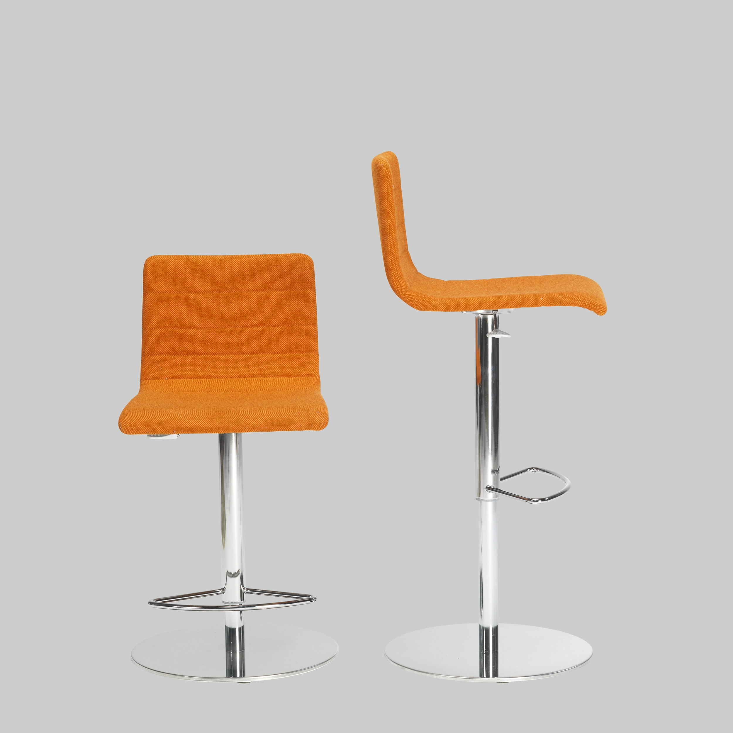 Barhocker FARO UP Orange / Chrom mieten bei ADEXPO