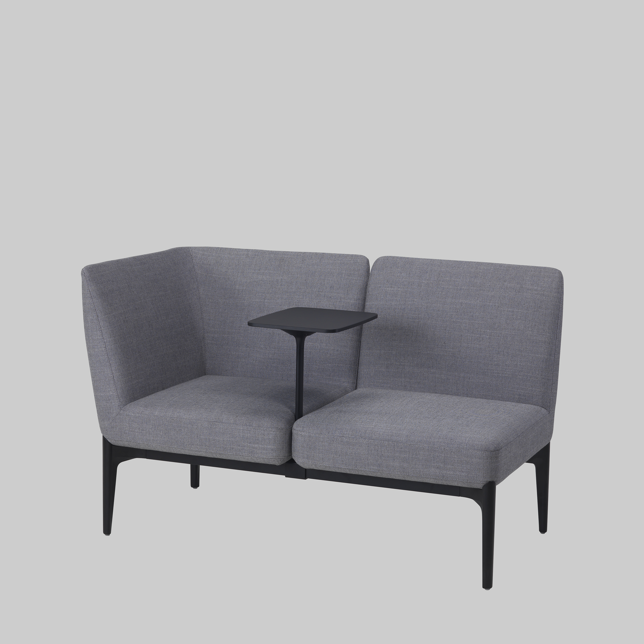 Sofa SOCIAL 2 / BB761T Grau / Schwarz mieten bei ADEXPO