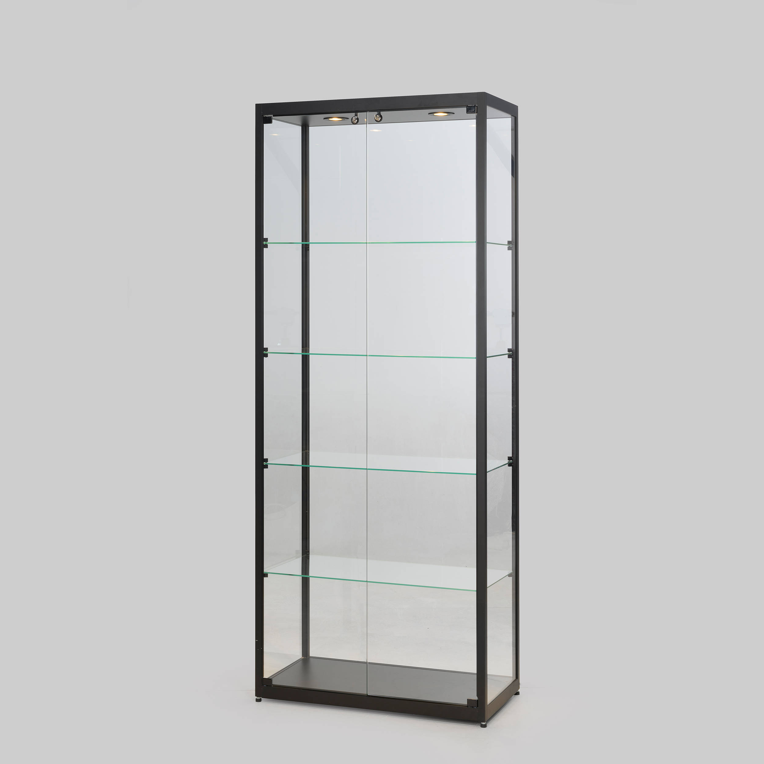 Vitrine BELINDA 2 Schwarz mieten bei ADEXPO