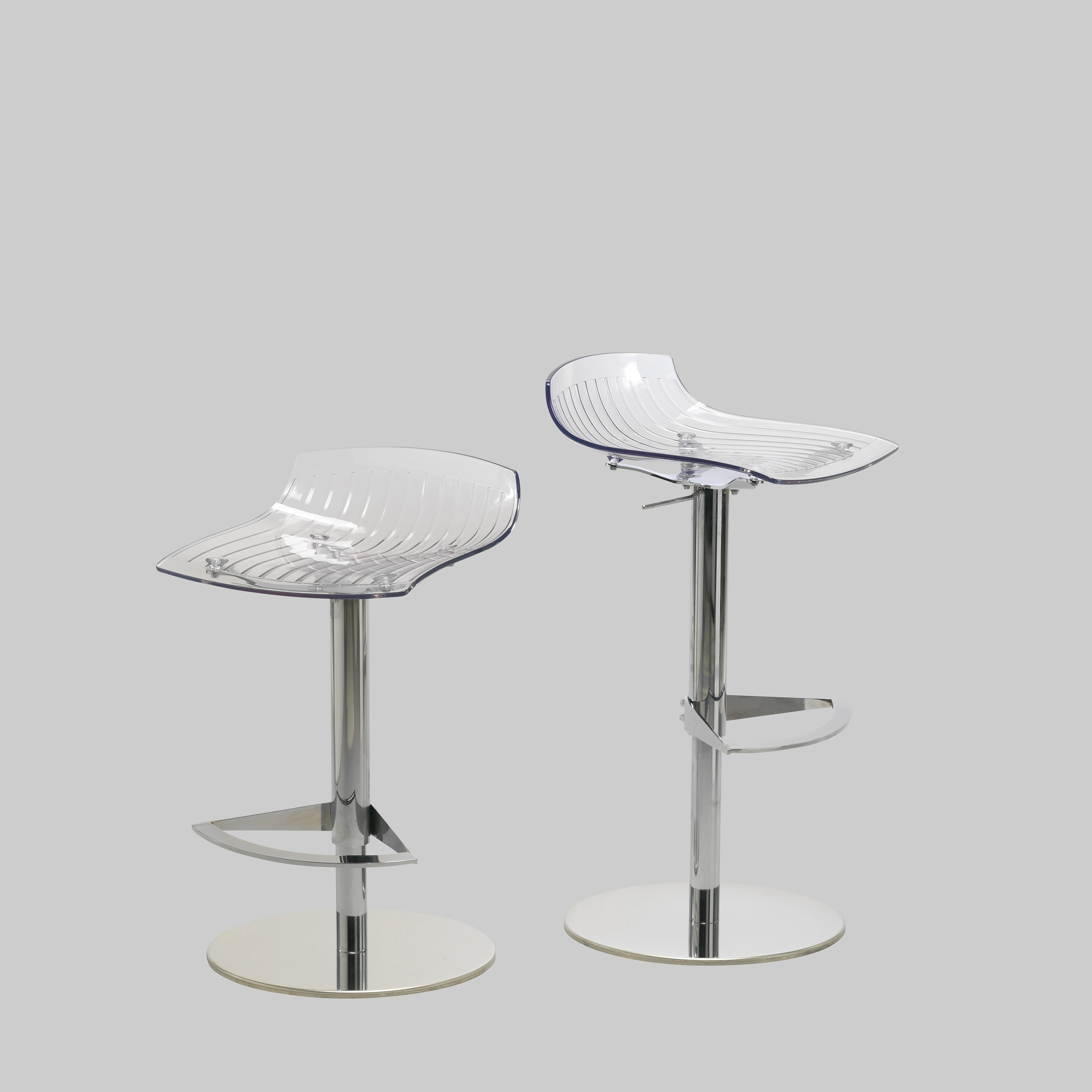 Barhocker X-TREME Transparent / Chrom mieten bei ADEXPO