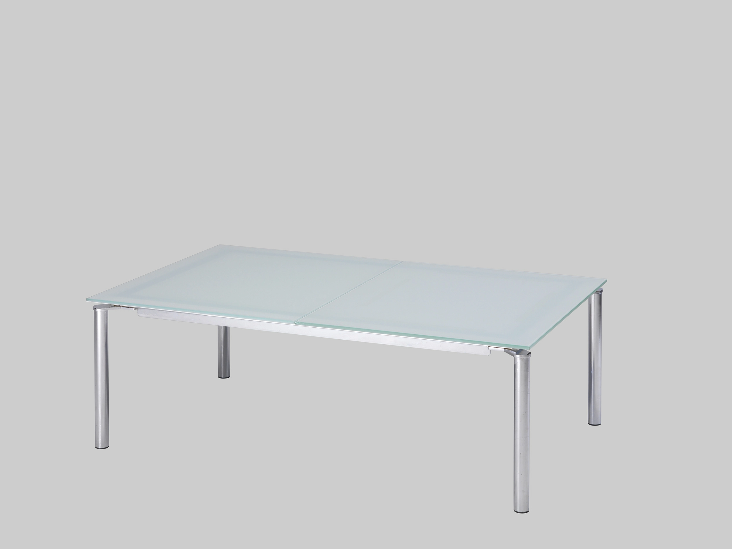 Beistelltisch ANGEL 130×80 Glas satiniert / Chrom mieten bei ADEXPO