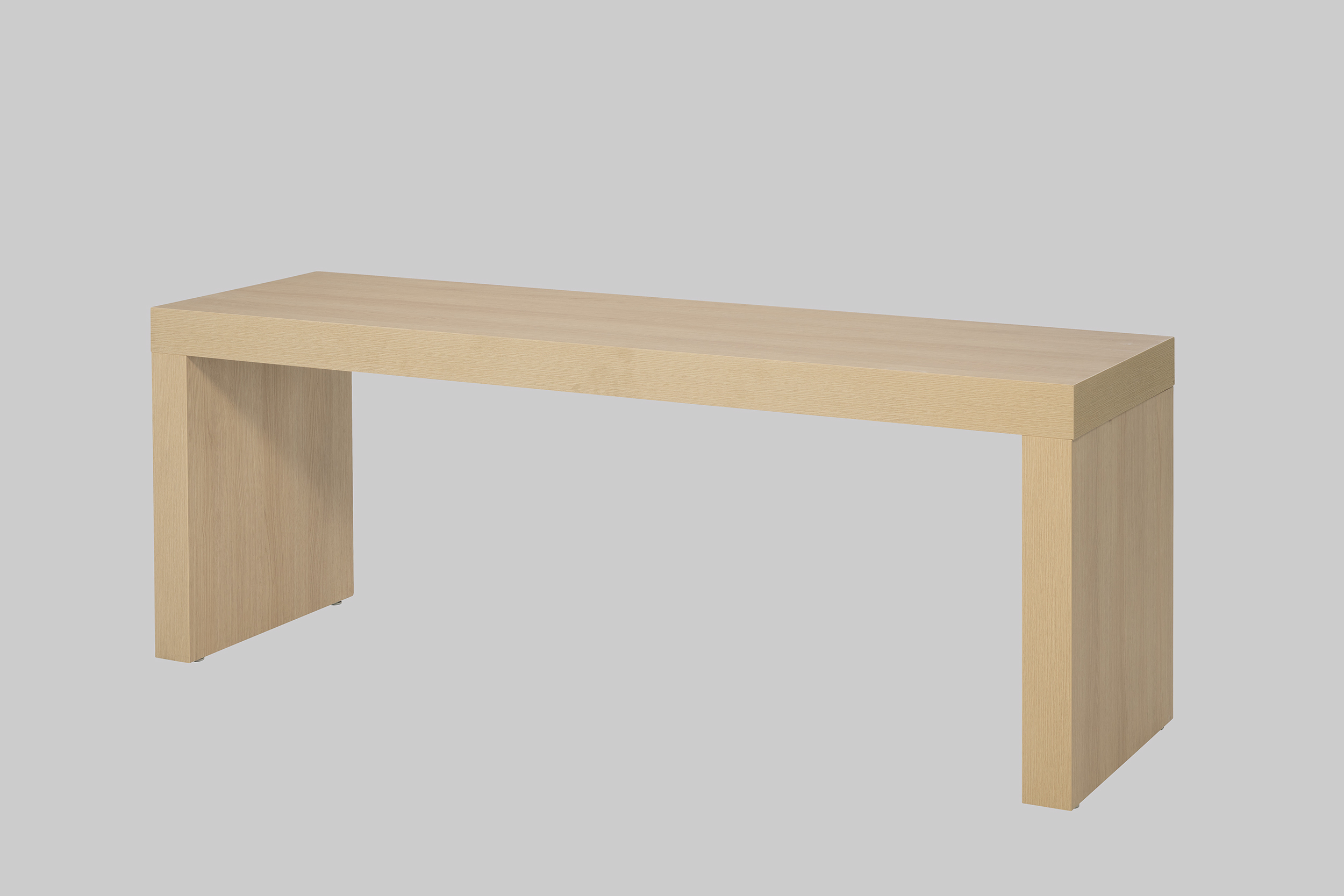 Sitztisch PONTA 206×60 Eiche / Eiche mieten bei ADEXPO
