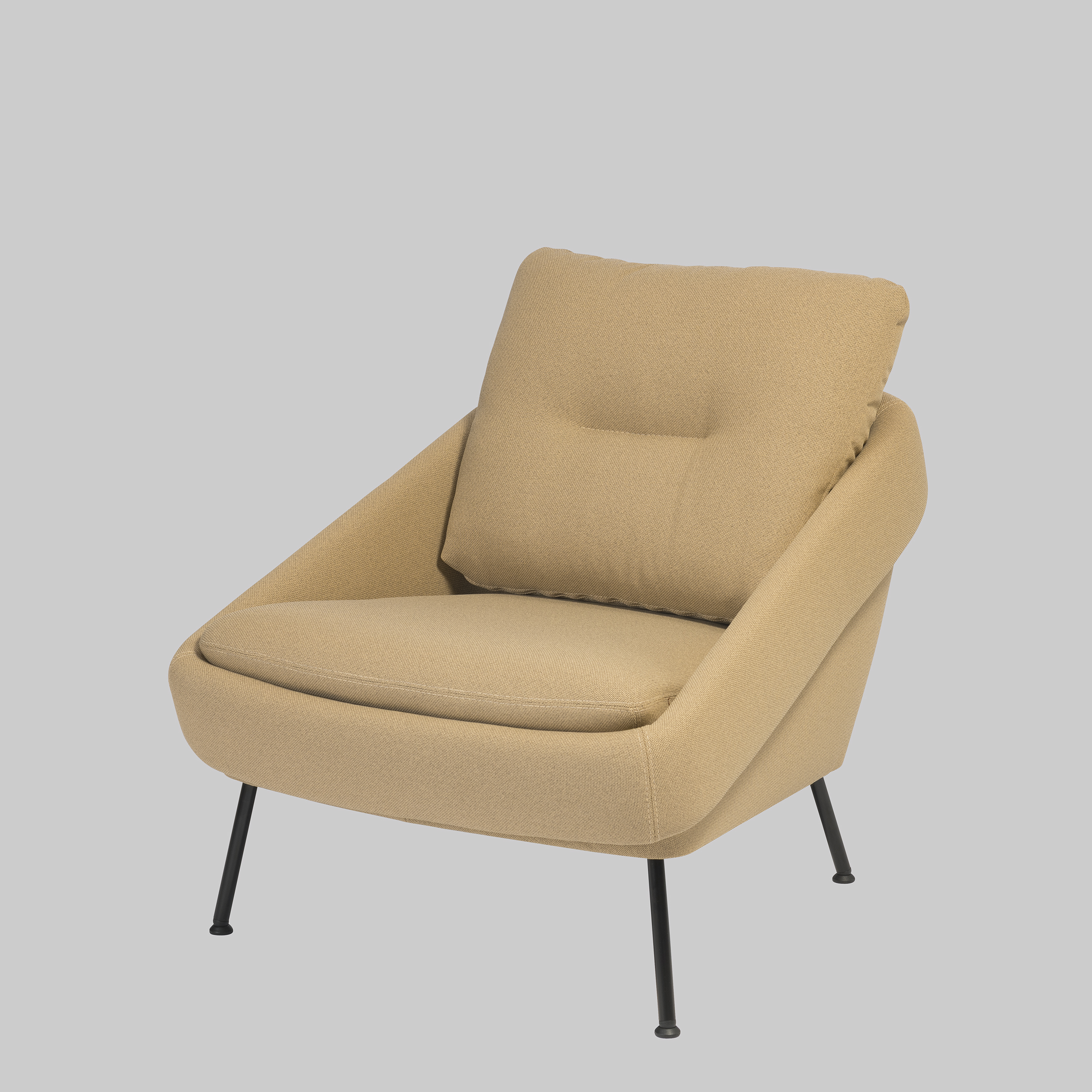 Sessel NOME Taupe / Schwarz mieten bei ADEXPO