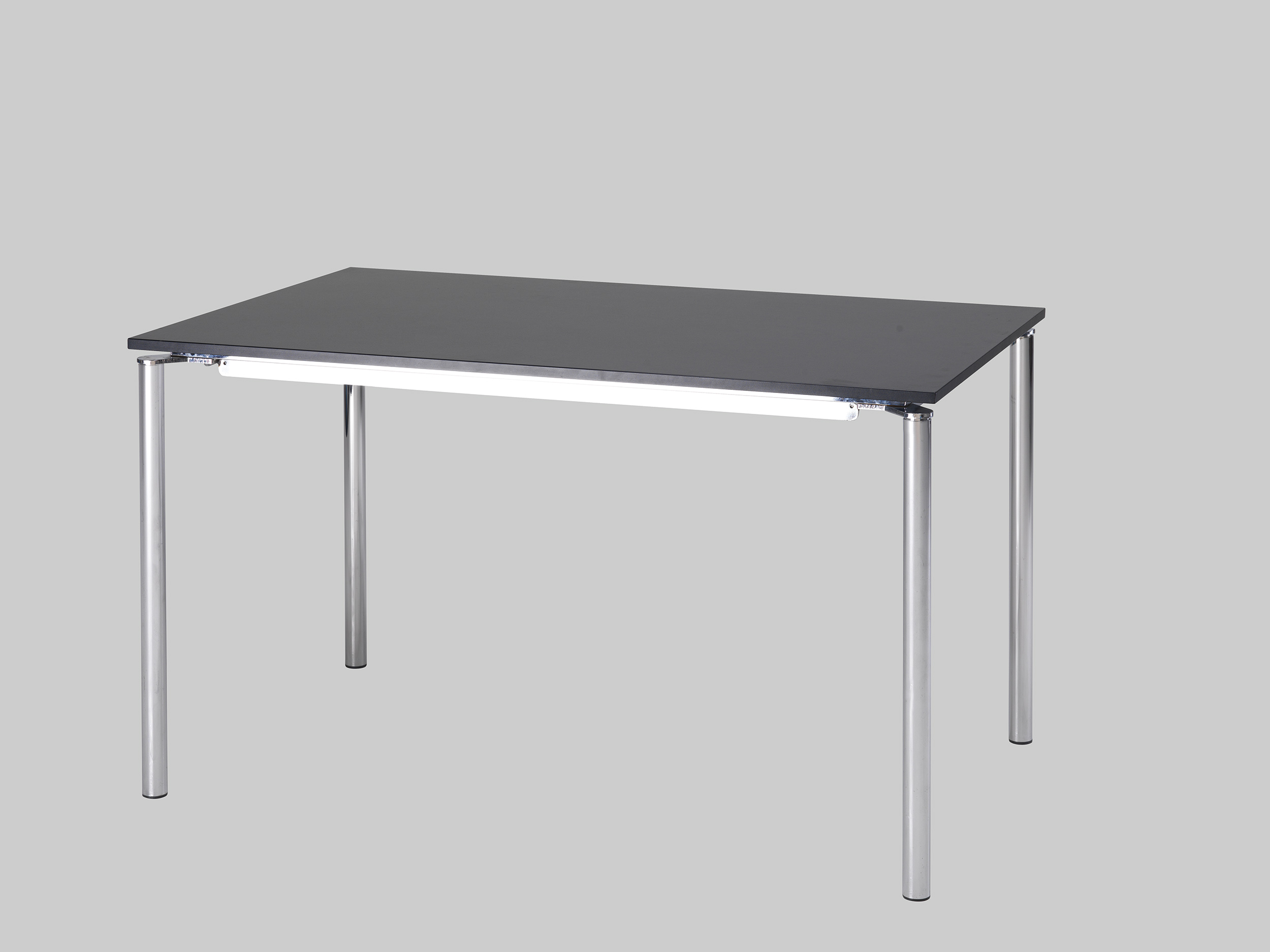 Sitztisch ANGEL 130×80 Schwarz / Chrom mieten bei ADEXPO