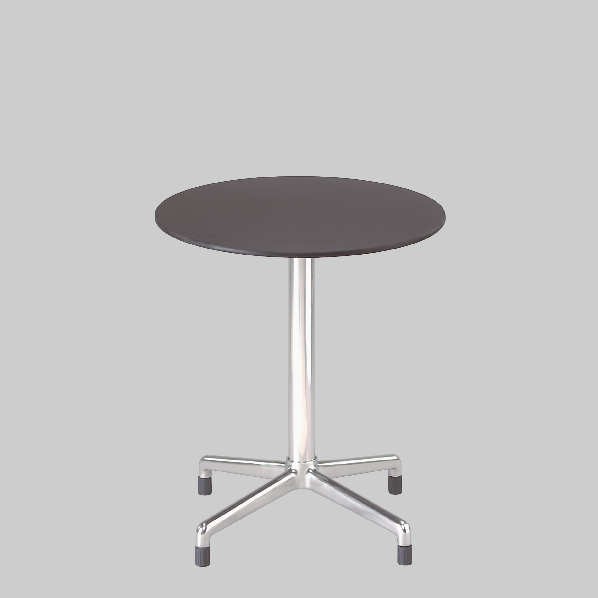 Sitztisch SPLASH Ø64 Schwarz / Aluminium mieten bei ADEXPO