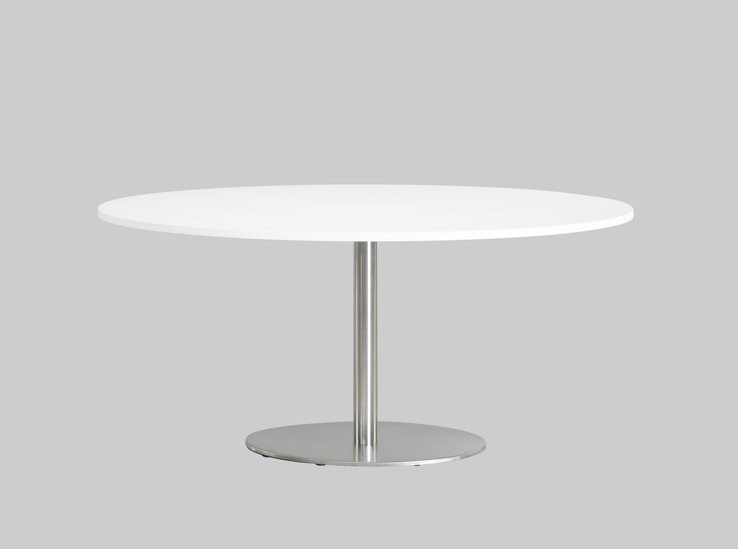 Sitztisch ELLITIA 165×110 Weiss / Edelstahl mieten bei ADEXPO