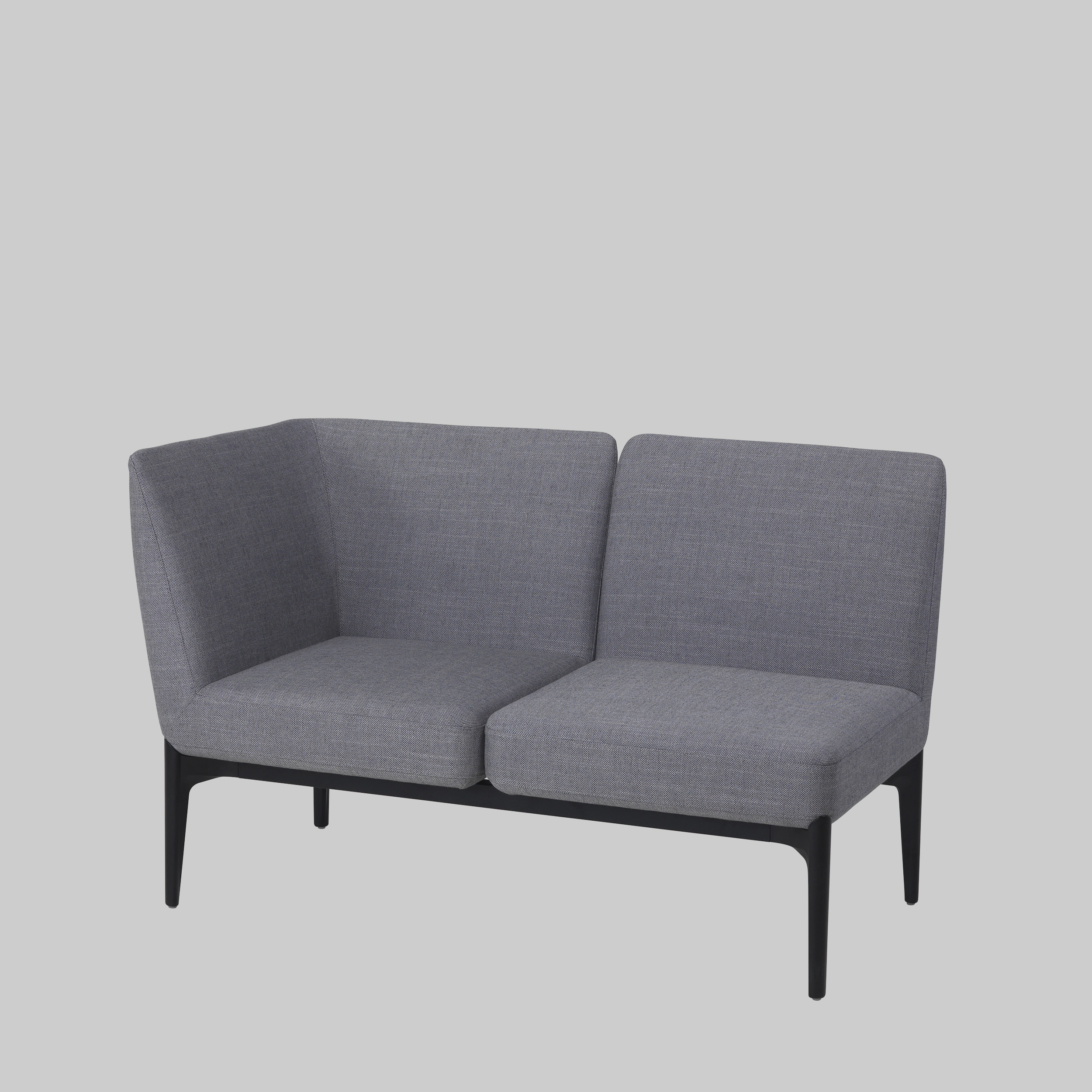 Sofa SOCIAL 2 / BB761 Grau / Schwarz mieten bei ADEXPO