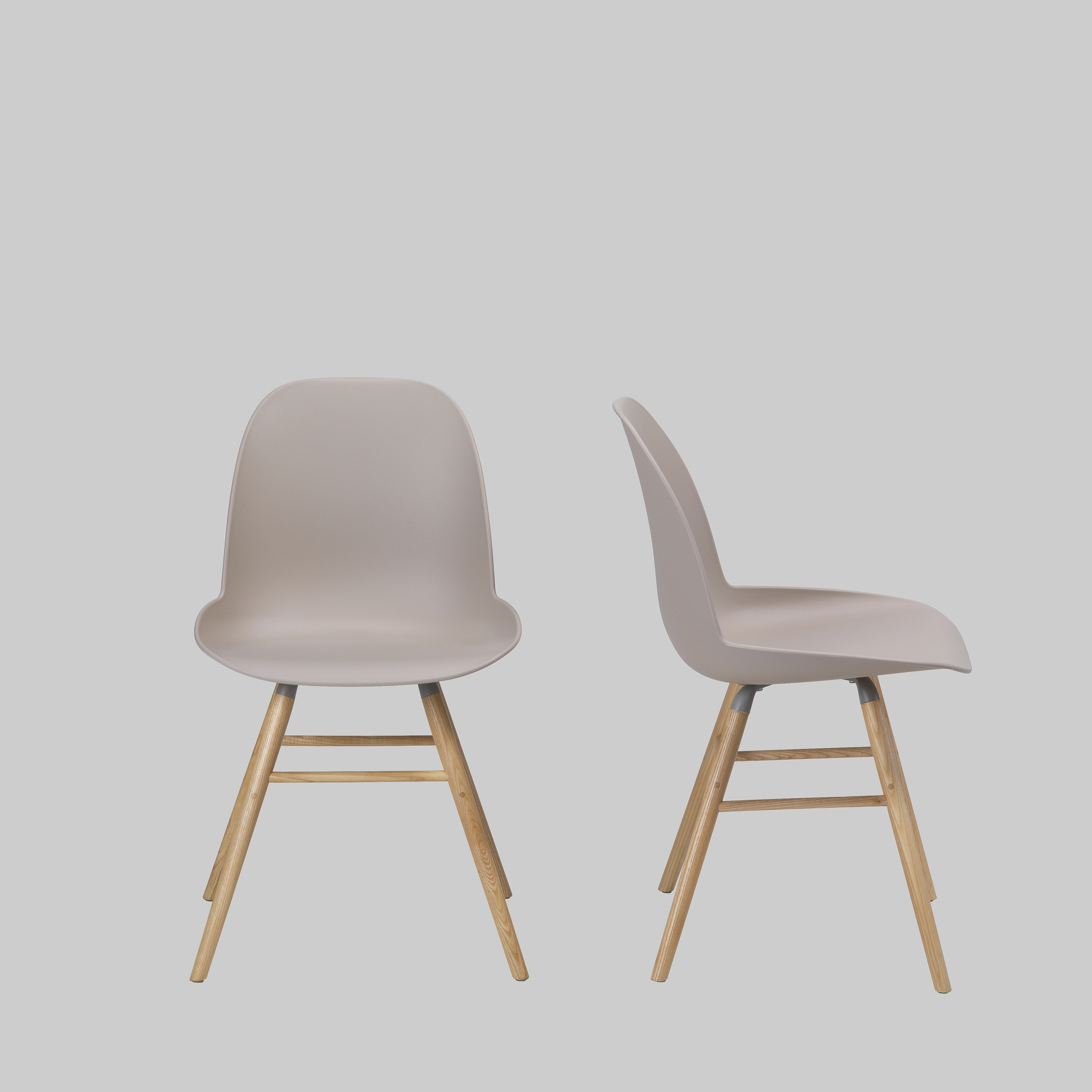 Stuhl ALBERT KUIP Taupe / Esche mieten bei ADEXPO