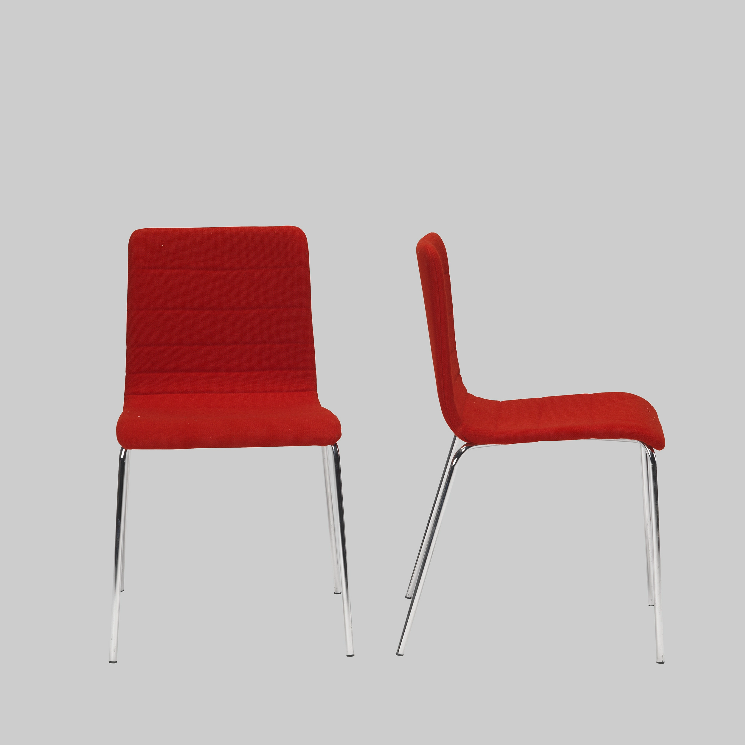 Stuhl FARO Rot / Chrom mieten bei ADEXPO
