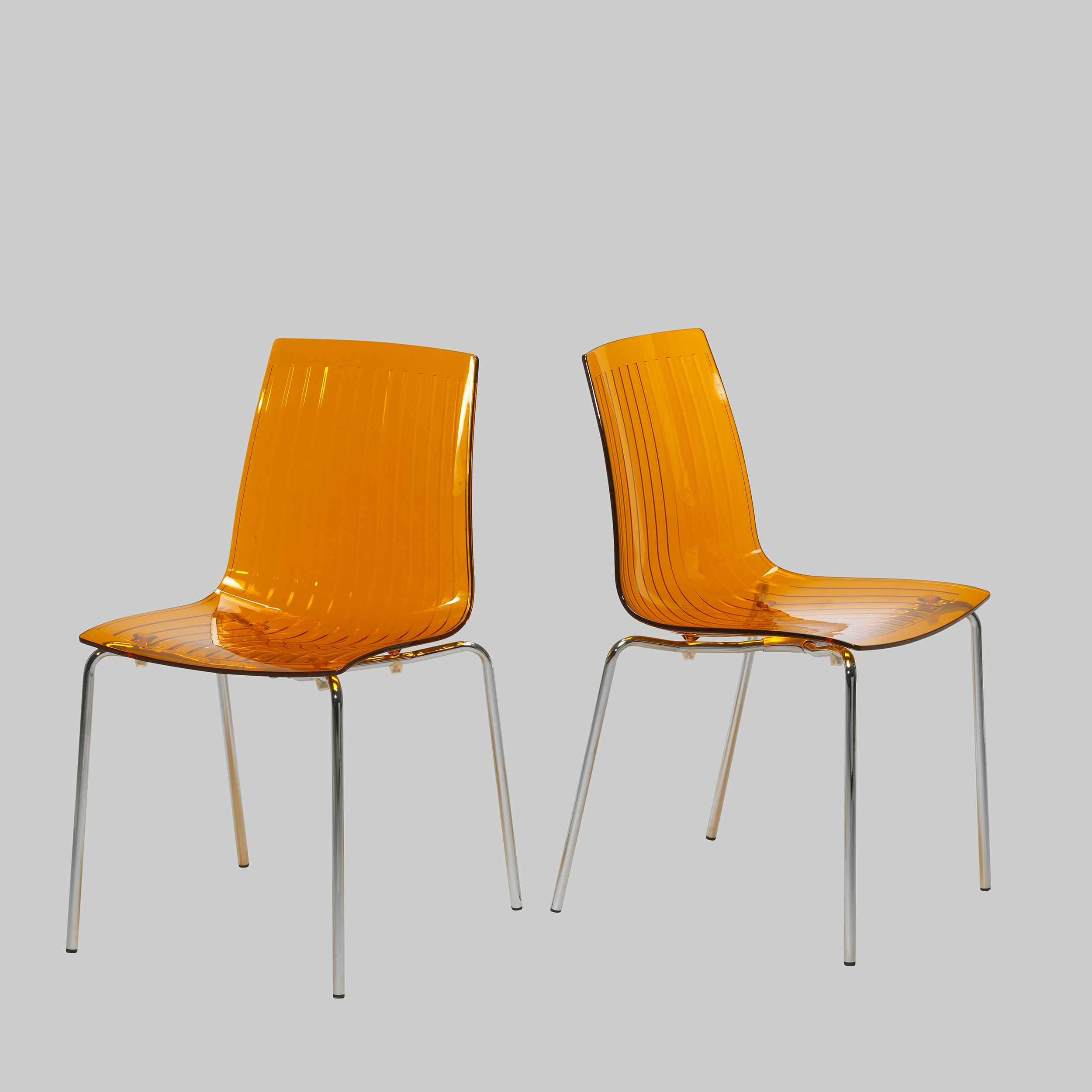 Stuhl X-TREME Orange / Chrom mieten bei ADEXPO