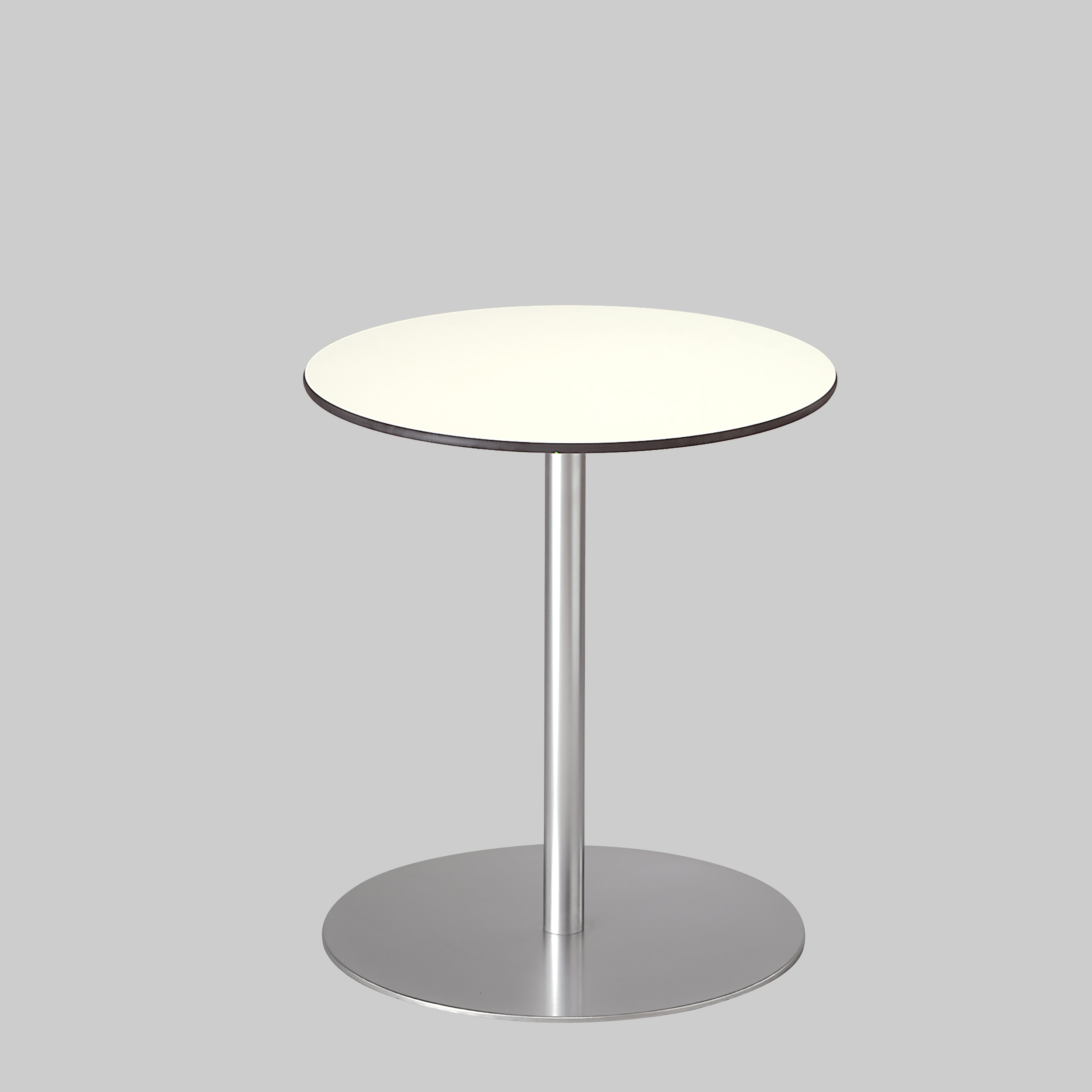 Sitztisch BRIO Ø64 Weiss / Chrom mieten bei ADEXPO