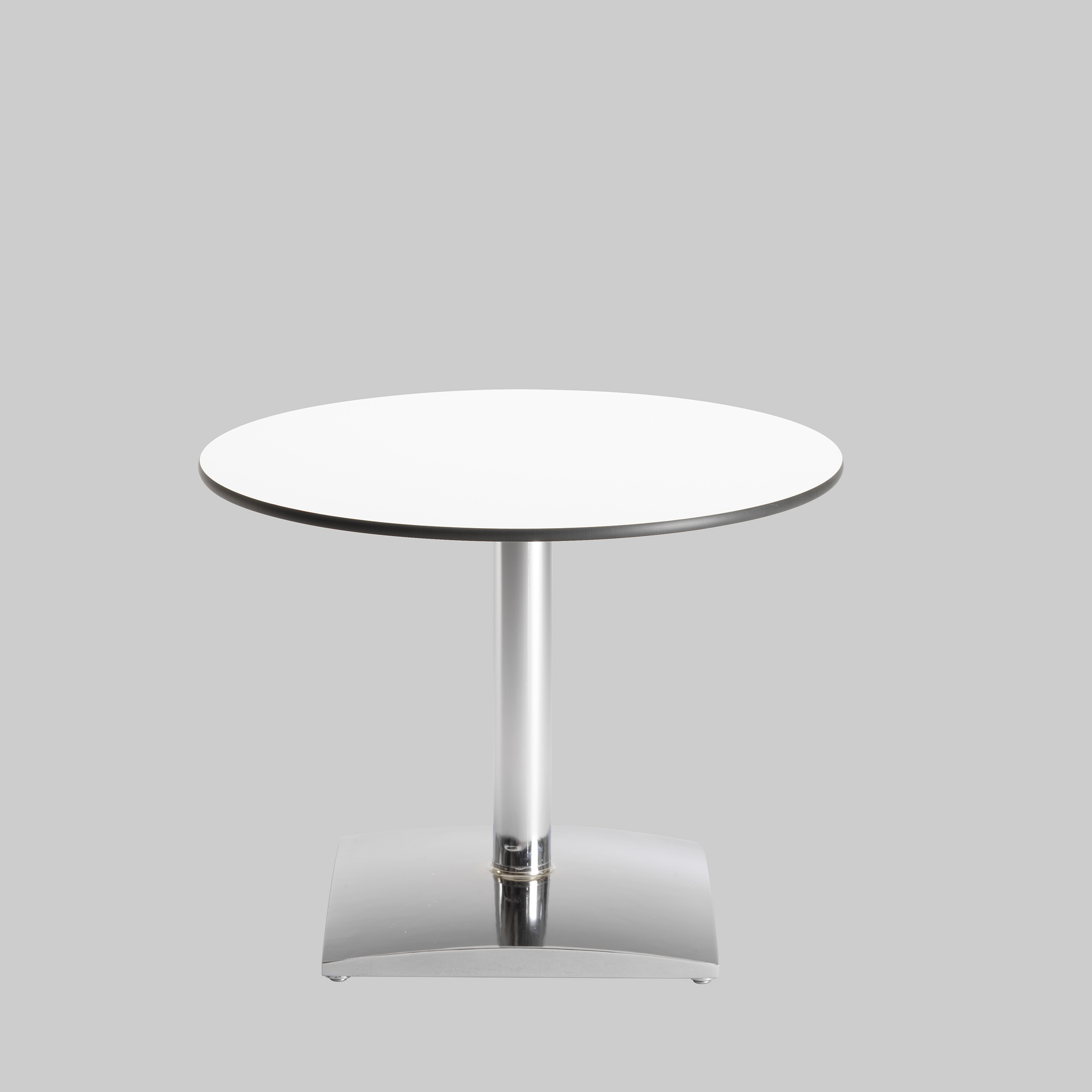 Beistelltisch TA60 Ø80 Weiss / Chrom mieten bei ADEXPO