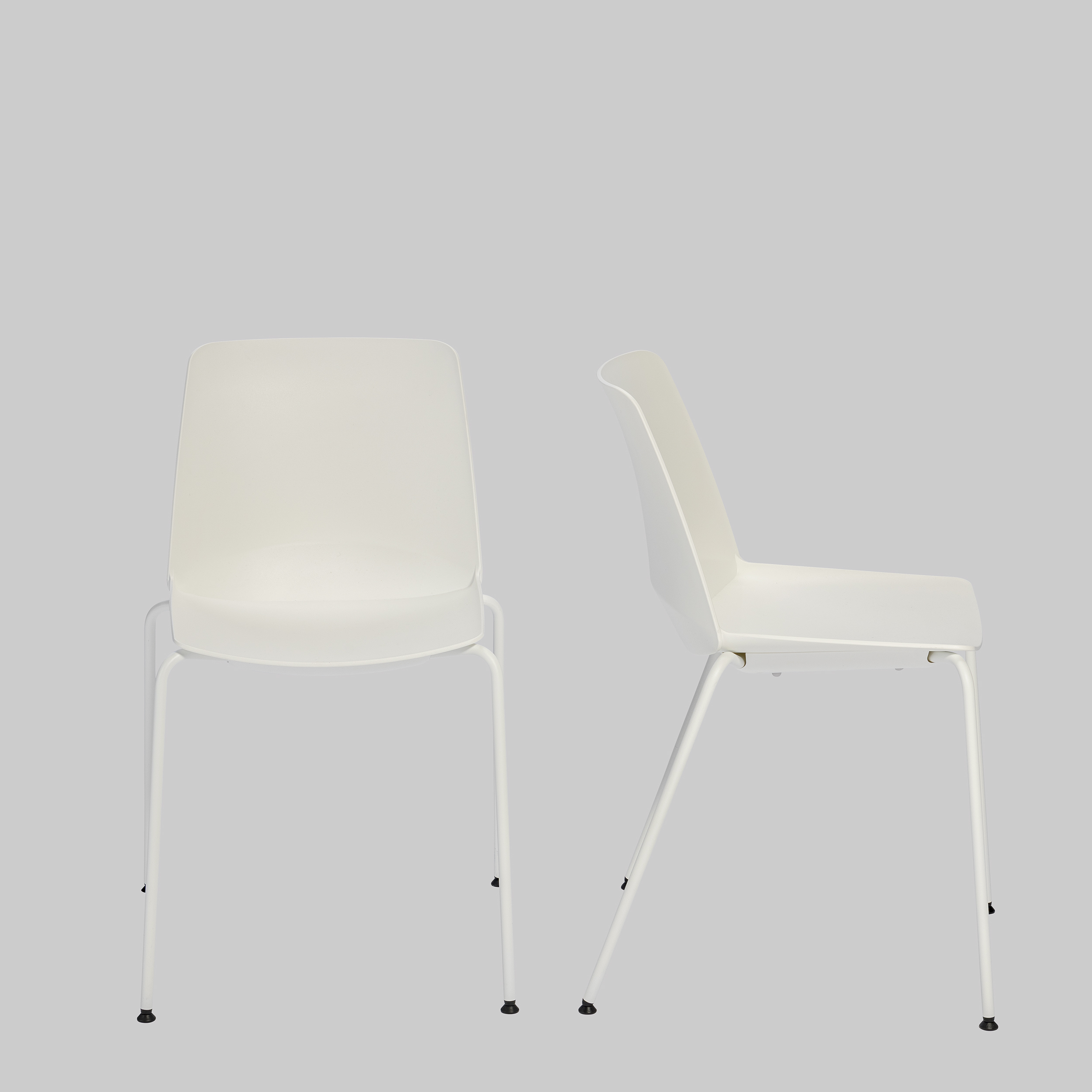 Stuhl PALO Weiss / Weiss mieten bei ADEXPO