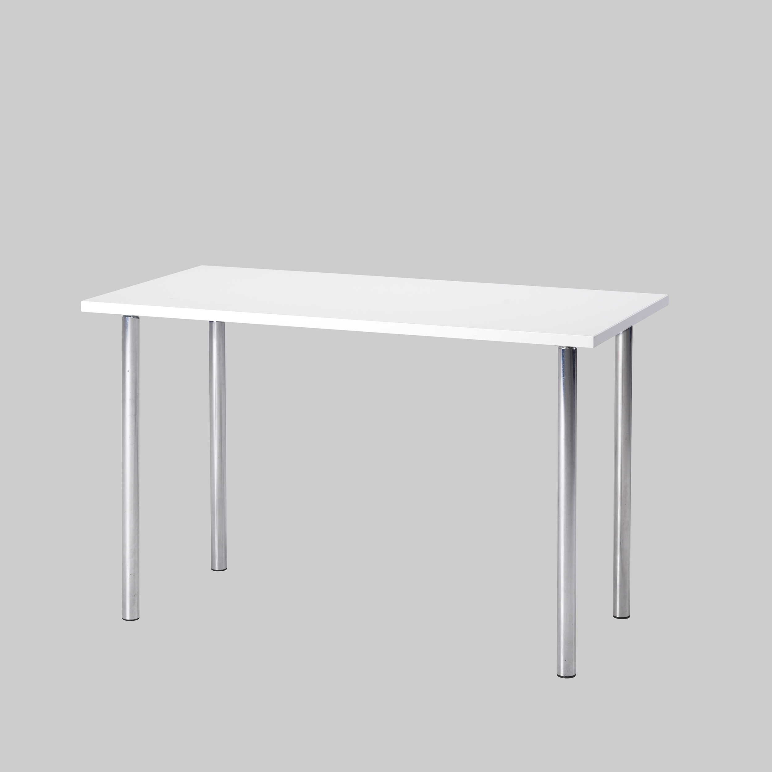 Sitztisch TWISTER 120×60 Weiss / Chrom mieten bei ADEXPO