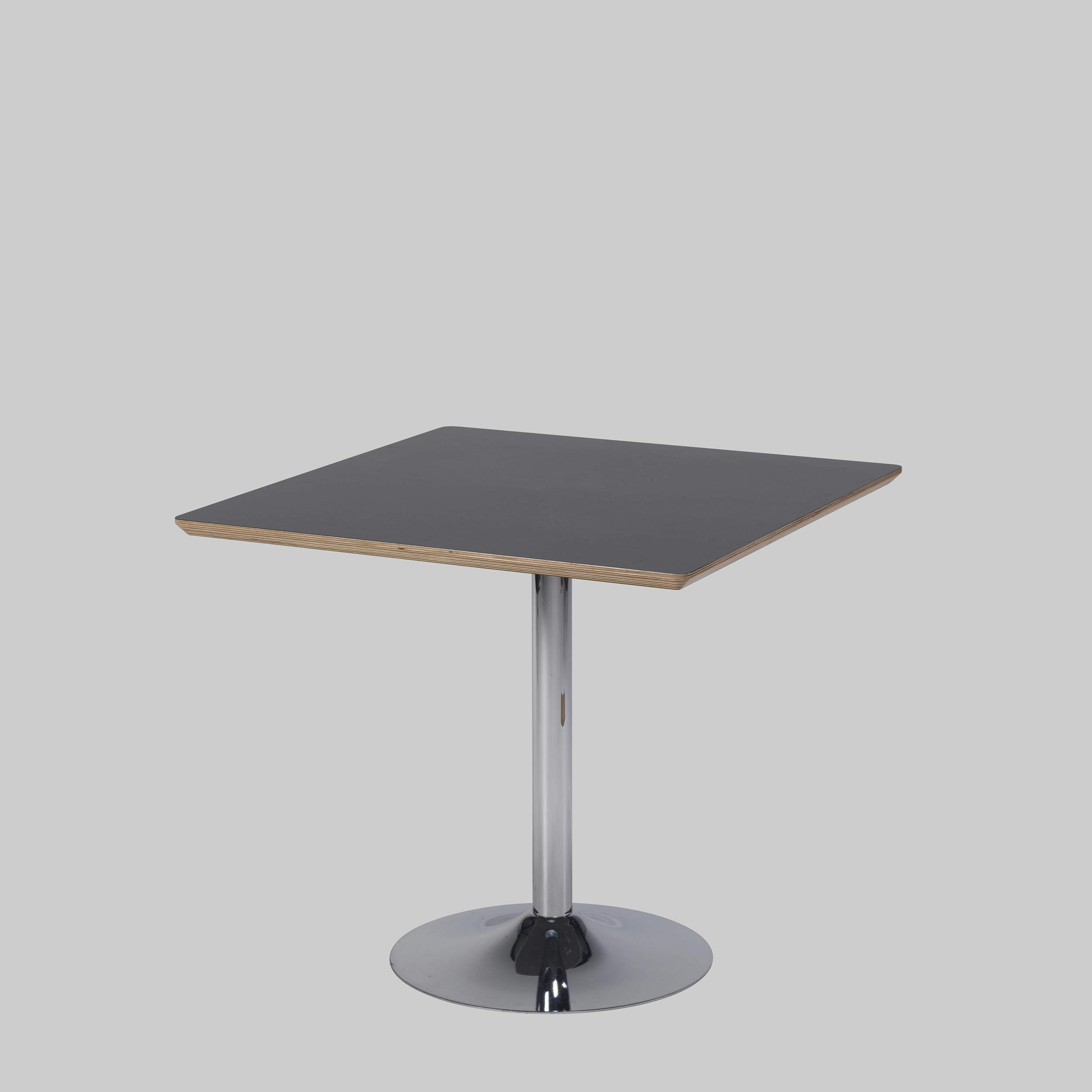 Sitztisch TROMPET 80×80 / T5526 Schwarz / Chrom mieten bei ADEXPO