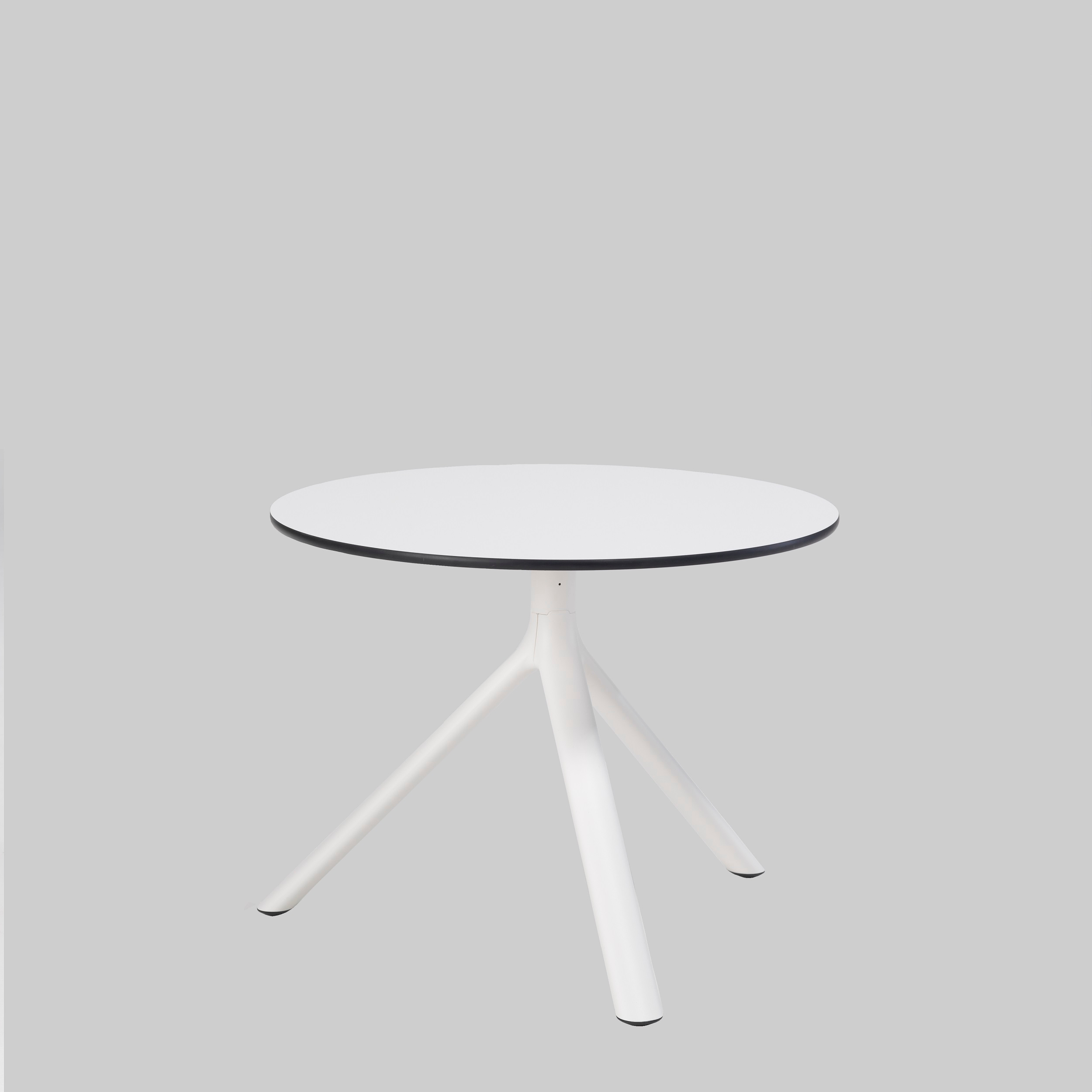 Beistelltisch MIURA Ø64 trespa Weiss / Weiss mieten bei ADEXPO