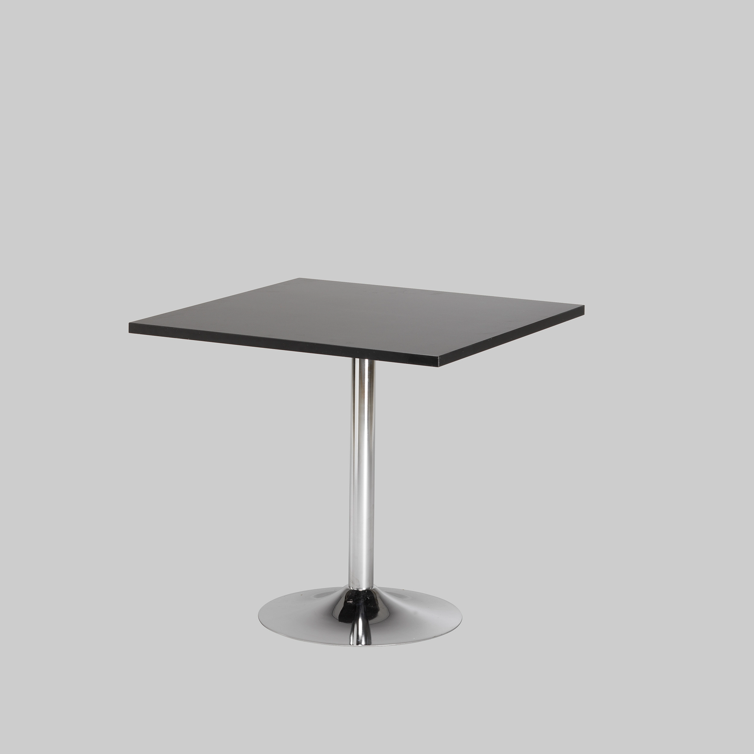 Sitztisch TROMPET 80×80 / T6419 Schwarz / Chrom mieten bei ADEXPO