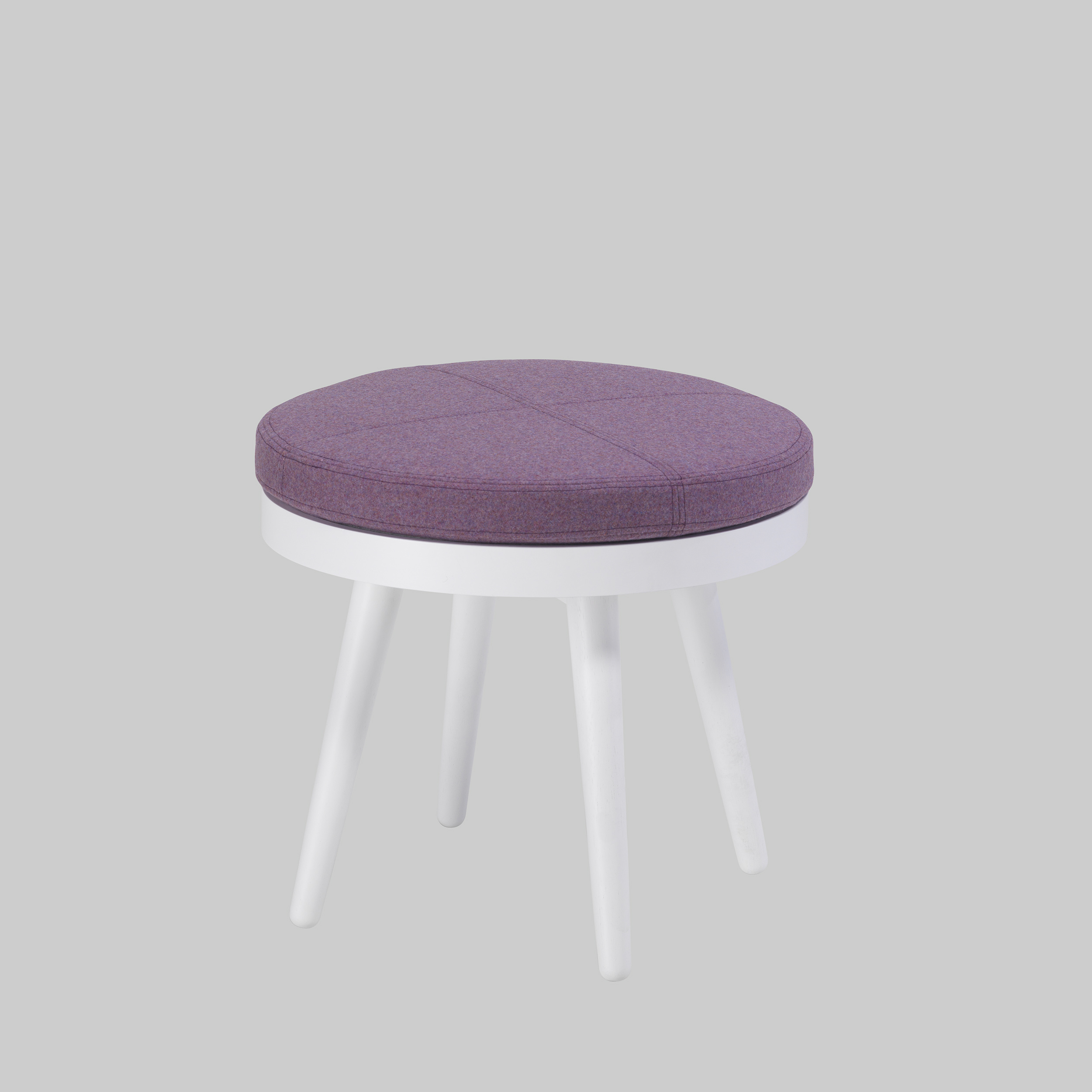 Hocker ALMA Lavendel / Weiss mieten bei ADEXPO