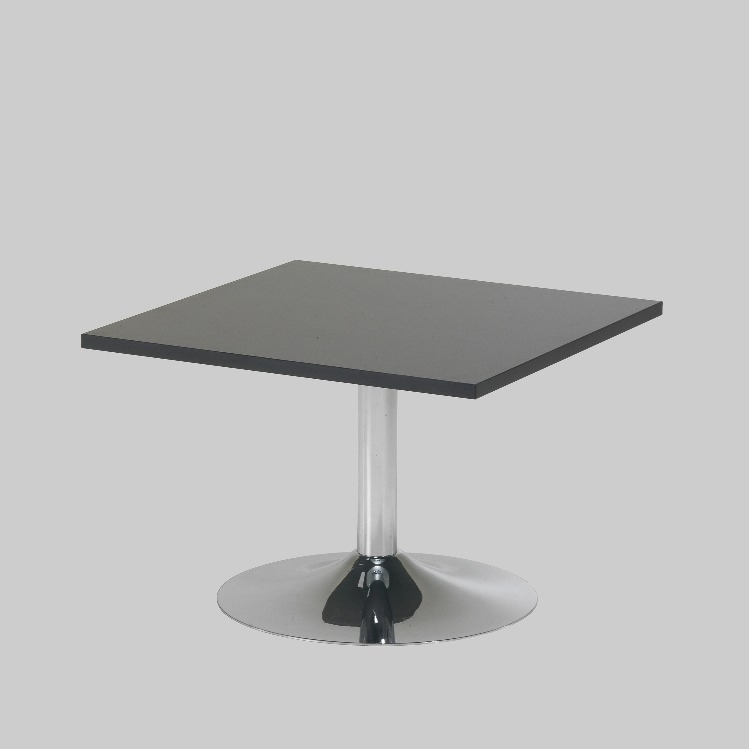 Beistelltisch TROMPET 65×65 Schwarz / Chrom mieten bei ADEXPO