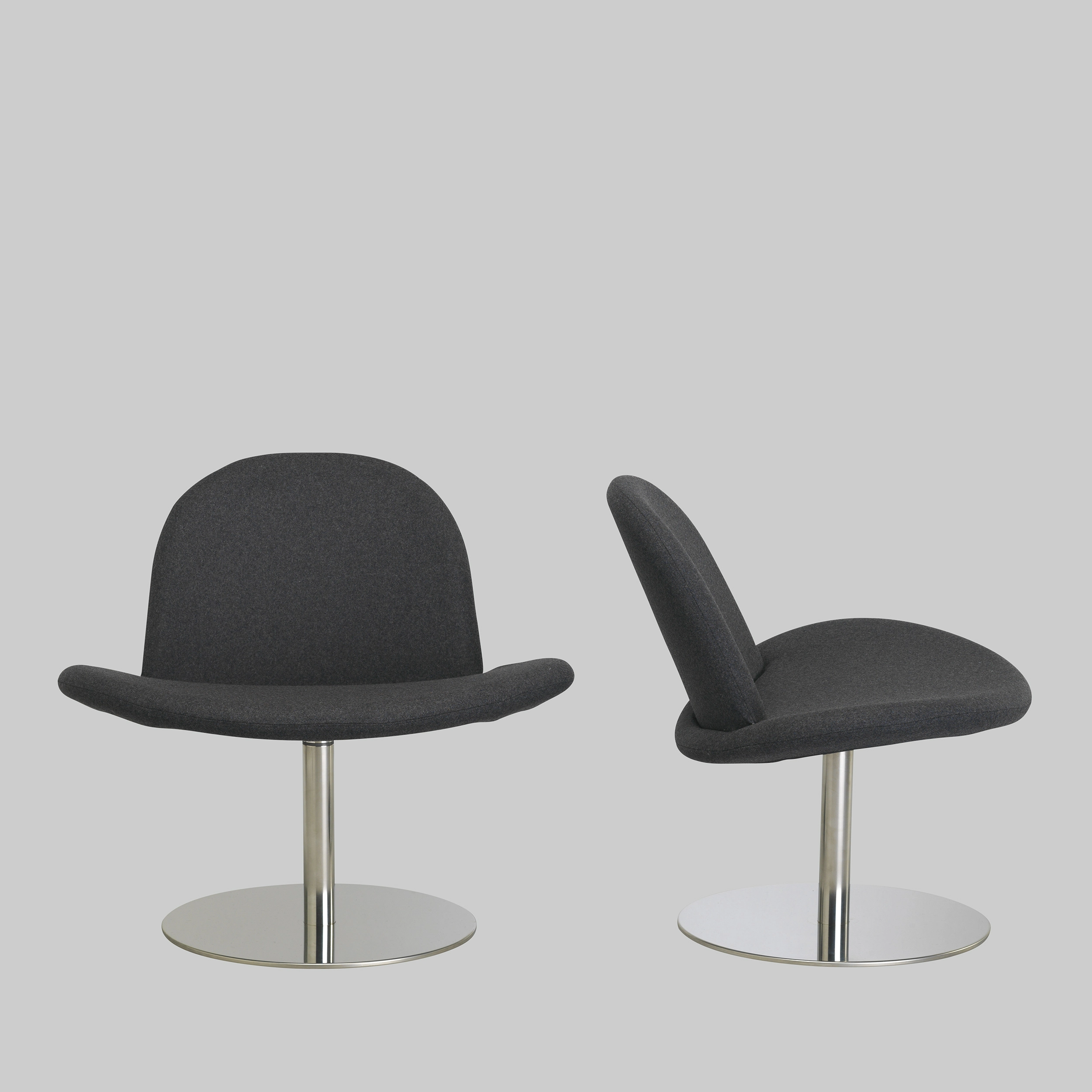 Sessel ORLANDO Anthrazit / Aluminium mieten bei ADEXPO