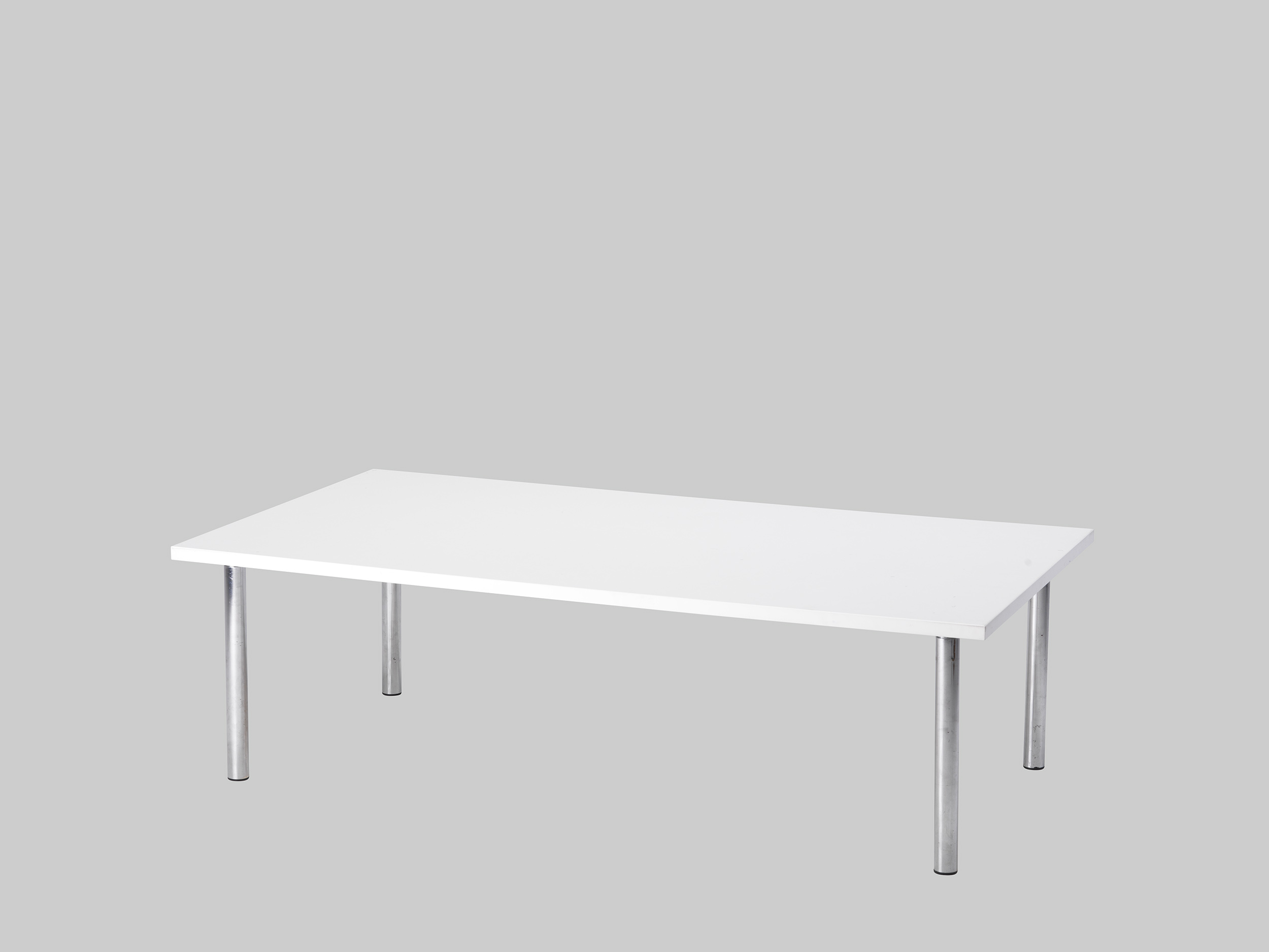 Beistelltisch TWISTER 150×80 Weiss / Chrom mieten bei ADEXPO