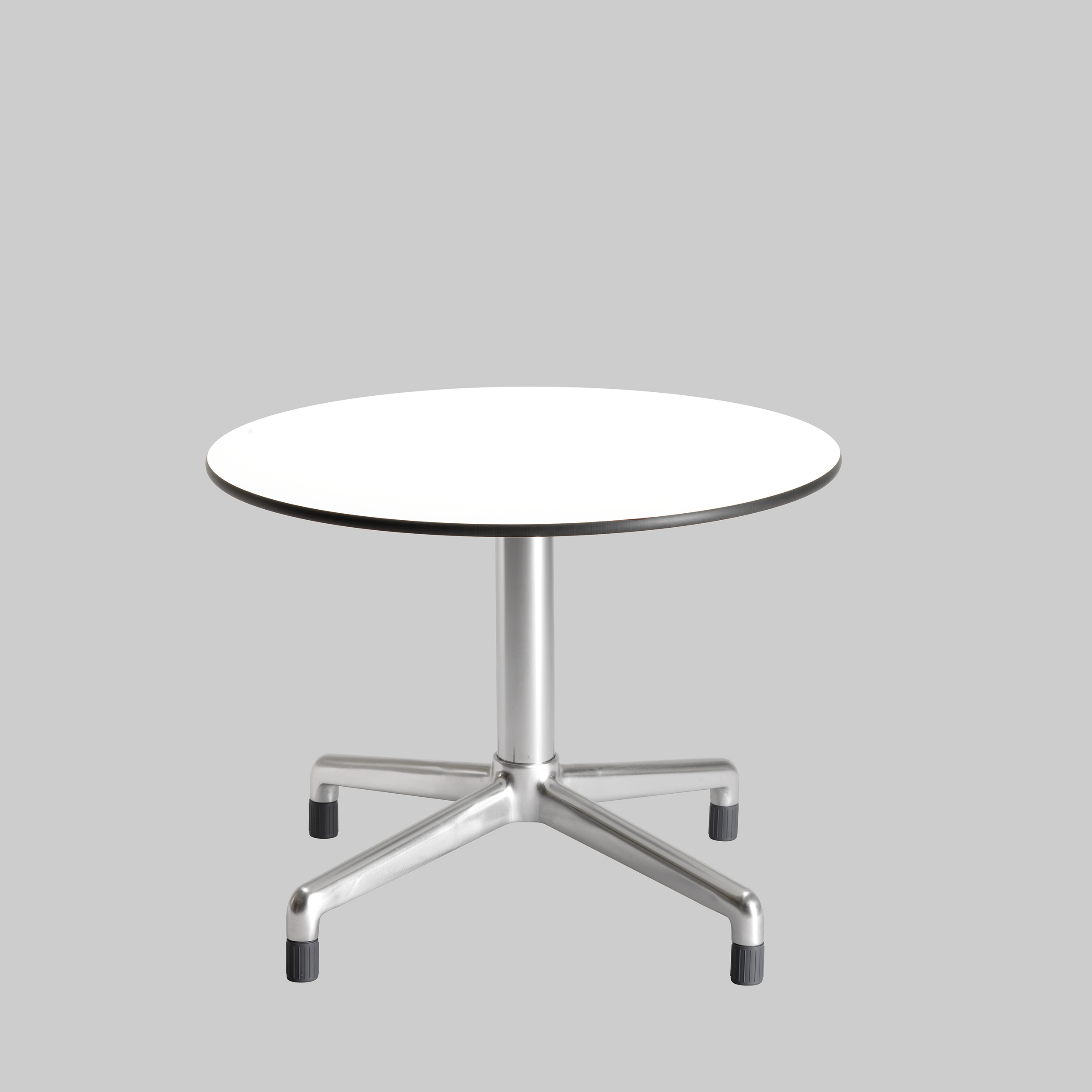 Beistelltisch SPLASH Ø80 Weiss / Aluminium mieten bei ADEXPO