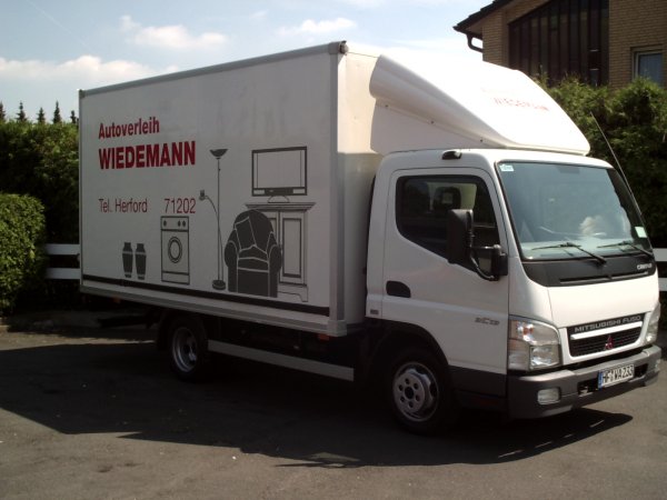 Transporter/LKW Gruppe D - 3,5t Koffer mit Ladebühne (XL) mieten bei Autoverleih Heinz Wiedemann