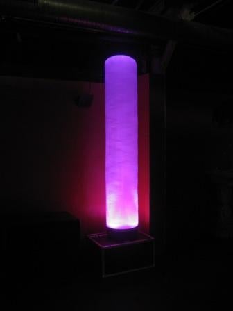 LED Aircone 3 Meter mieten – beleuchtete Luftsäule als Eyecatcher – 2