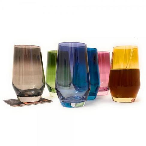 Wasserglas Leonardo Puccini mieten – farbige Gläser leihen (30er-Pack)
