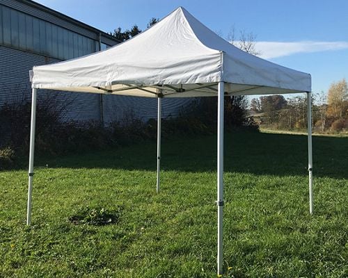 Faltzelt / Faltpavillon mieten 3 x 3 m weiß – 2