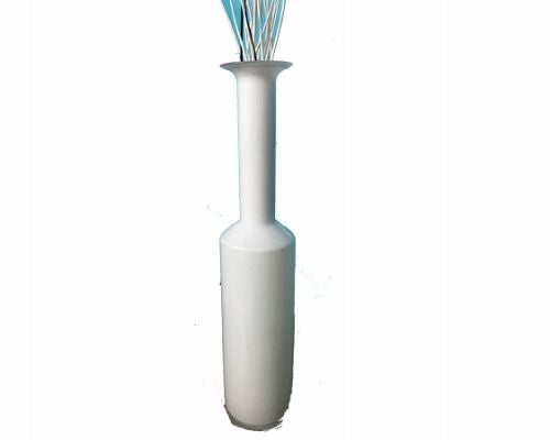 Dekovase weiß mieten – elegante Vase für Tischdekoration & Events