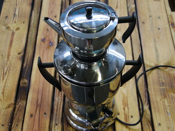 Samowar mieten – Teekocher 3 l für Buffet & Veranstaltung