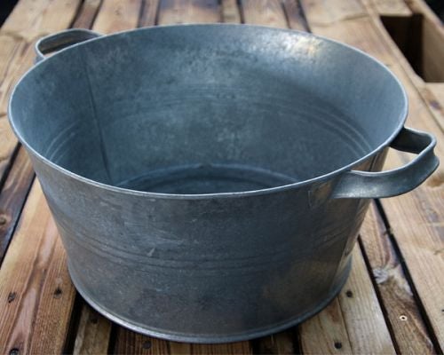 Zinnwanne mieten Ø 17 cm – Dekowanne für Buffet & Tischdeko