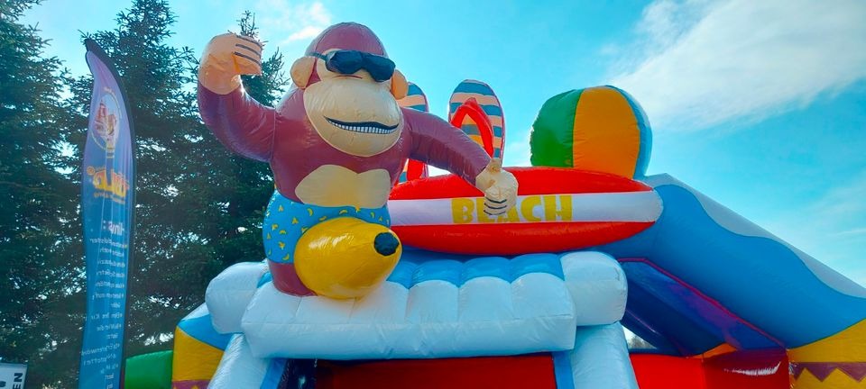 Beach Double Slide mit Wasserbecken mieten bei TOBERLAND