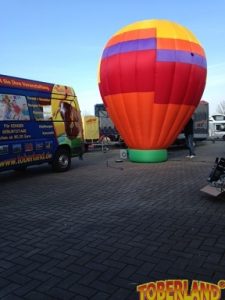 Werbedisplay Ballon mieten bei TOBERLAND