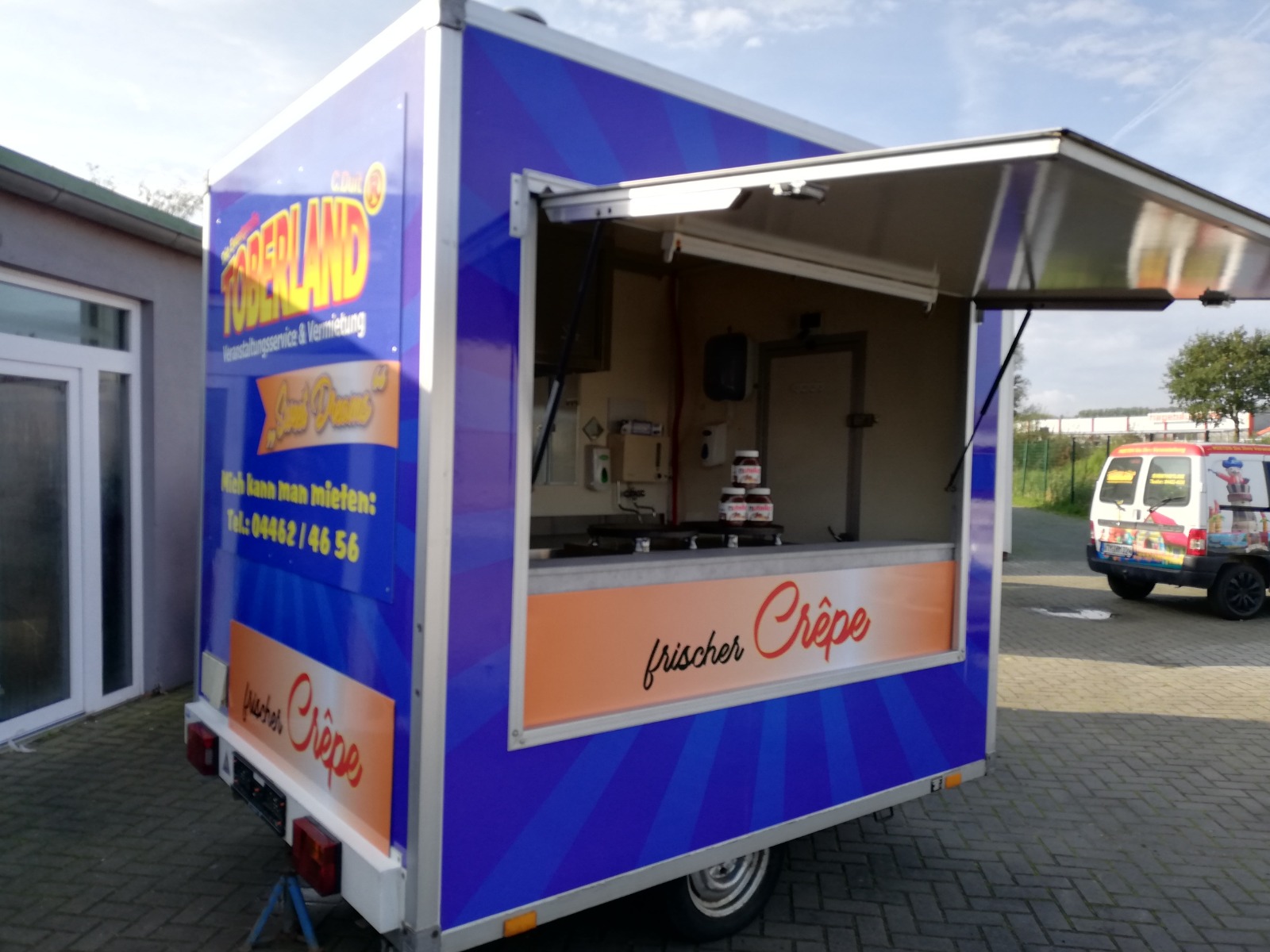 Crepes Wagen zu vermieten bei Toberland ❗ mieten bei TOBERLAND