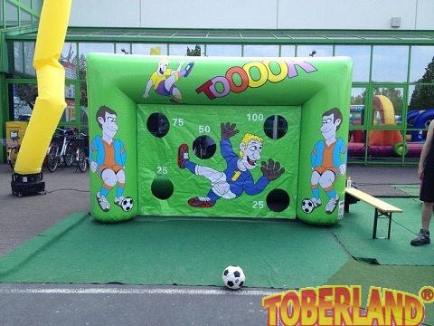 Luft Torwand mit Speedkick mieten bei TOBERLAND