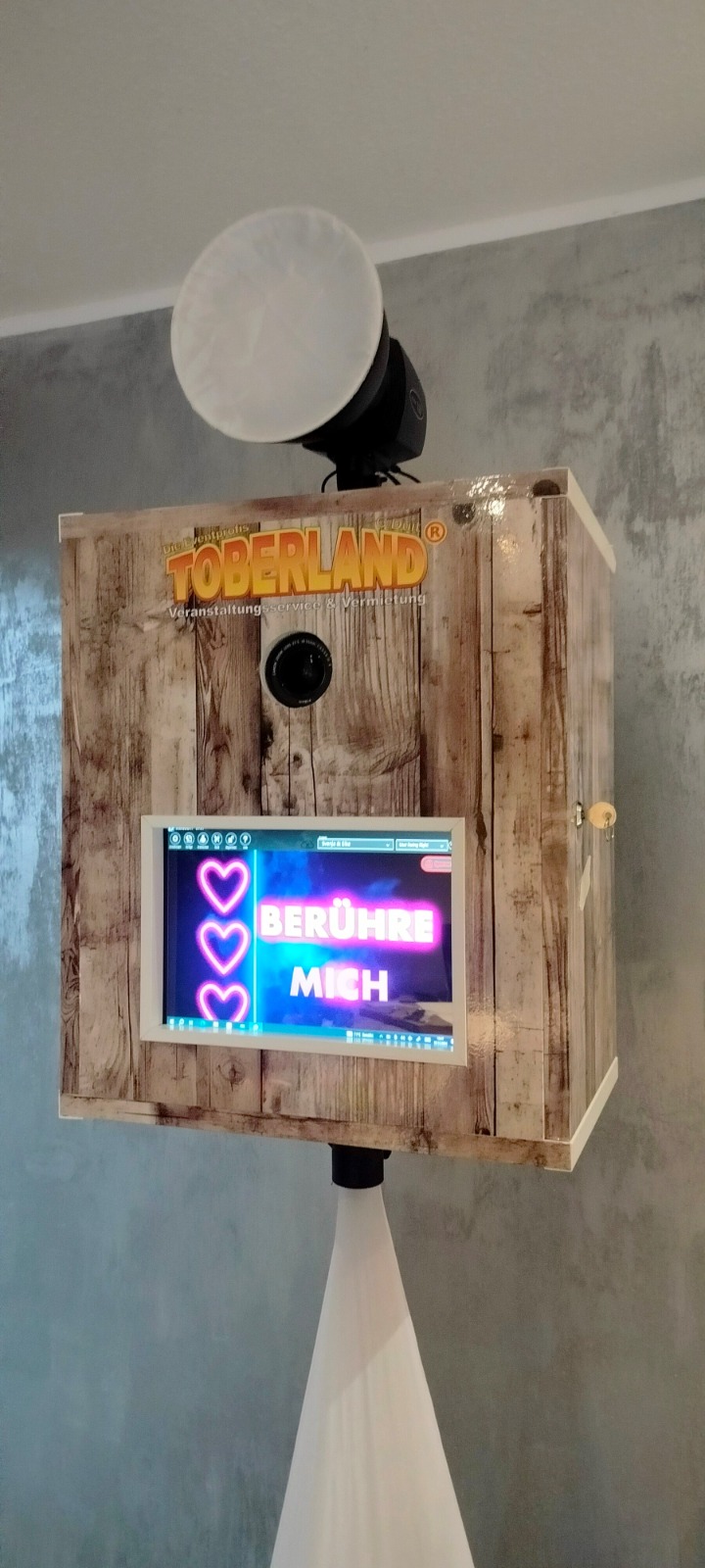 Fotobox mieten bei TOBERLAND