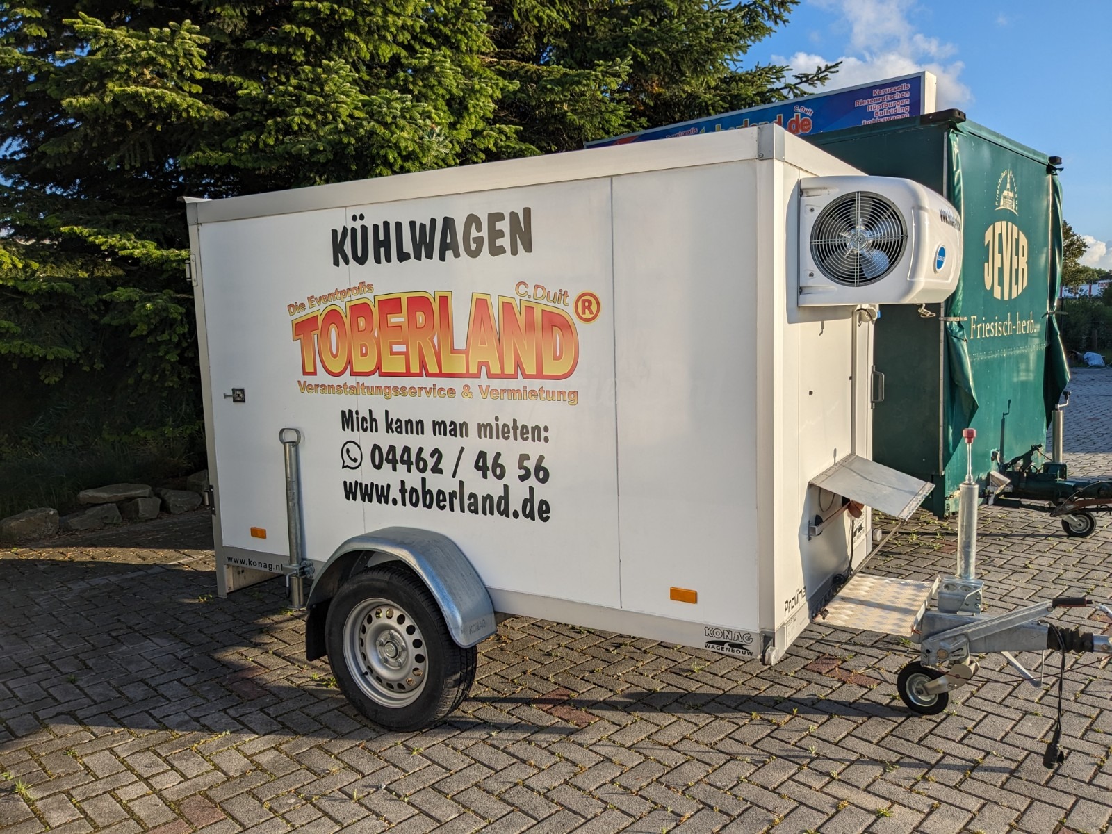 Kühlanhänger mieten bei TOBERLAND