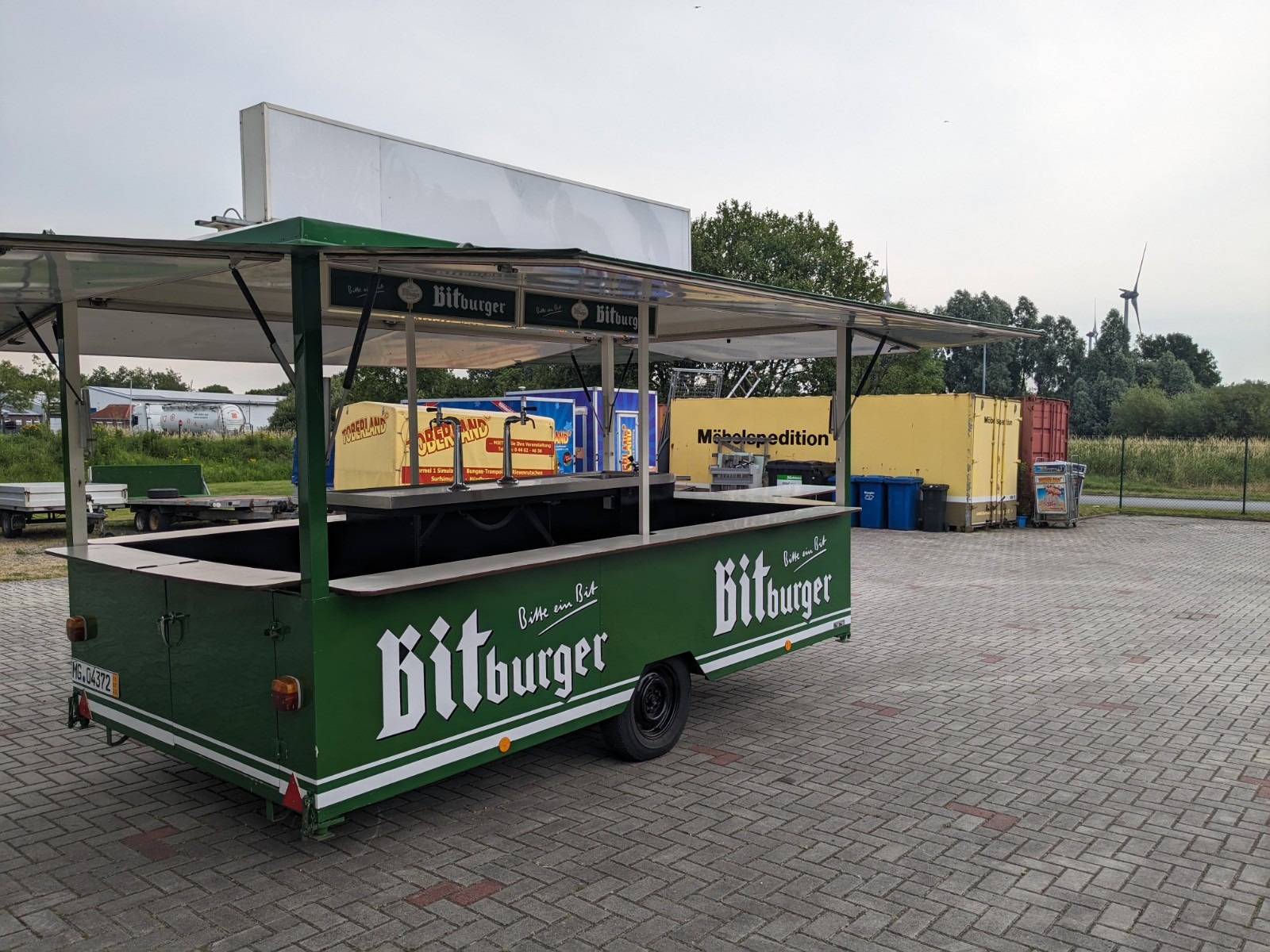 Bitburger Bierwagen (Ausschankwagen) mieten bei TOBERLAND