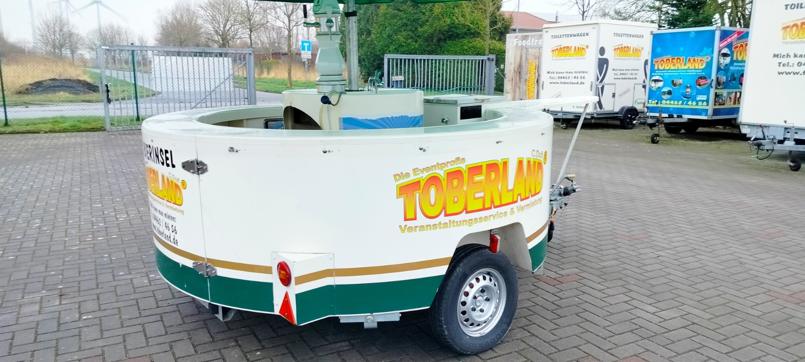 Bierinsel / Ausschankwagen / Partyinsel mieten bei TOBERLAND